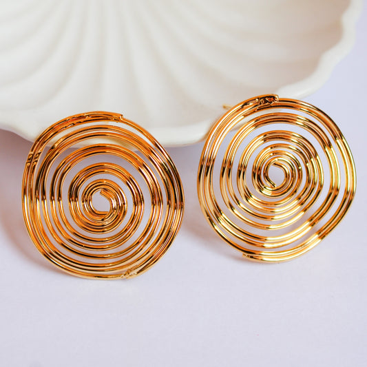 Quinn Spiral Earrings