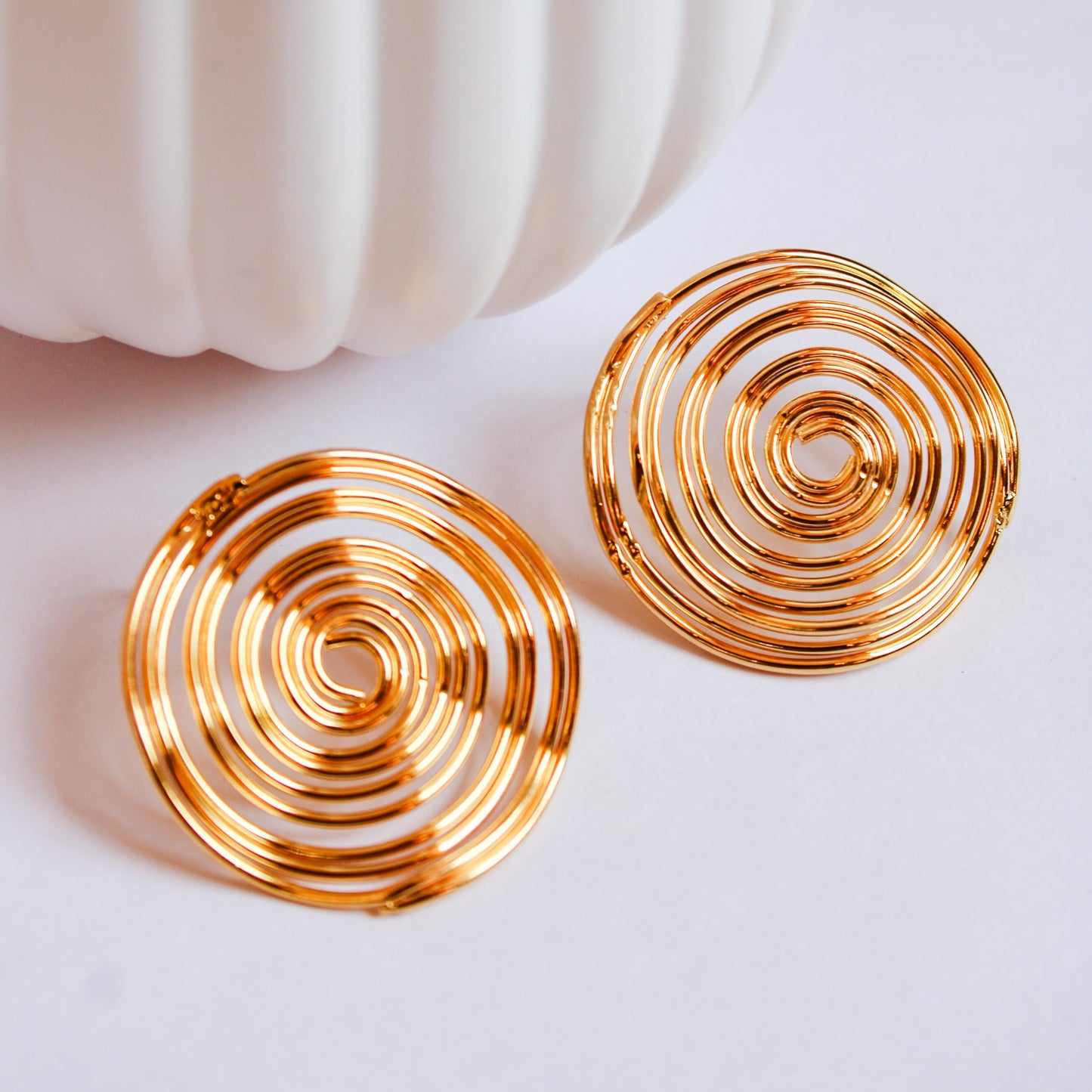 Quinn Spiral Earrings