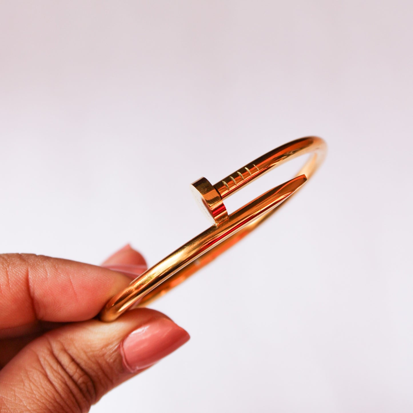 Cleo Nail Bracelet - Gold