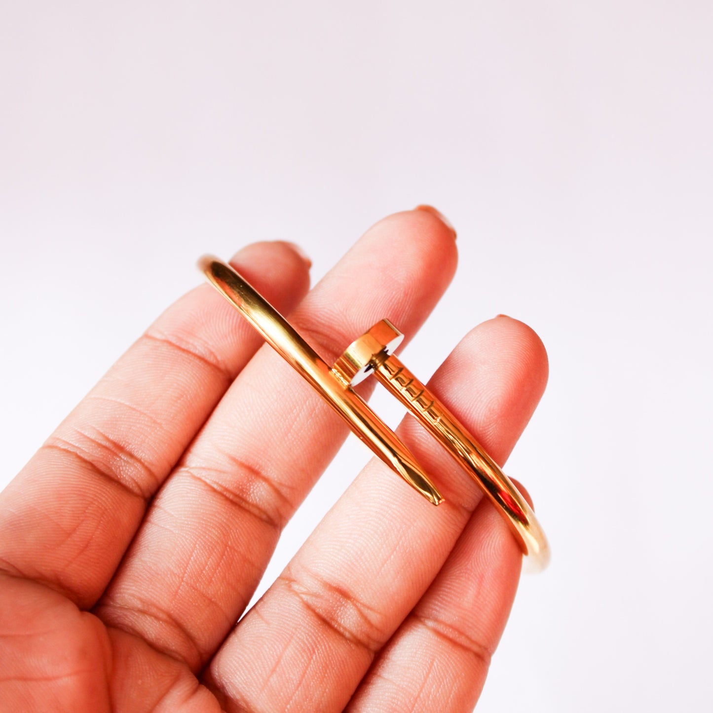 Cleo Nail Bracelet - Gold