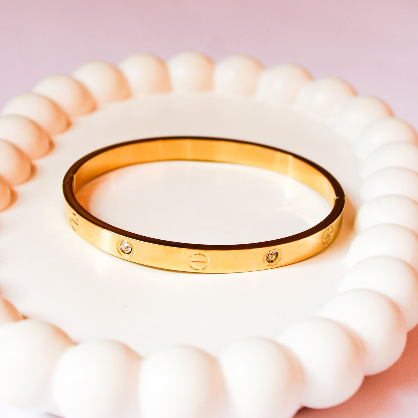 Amber Gold Bracelet