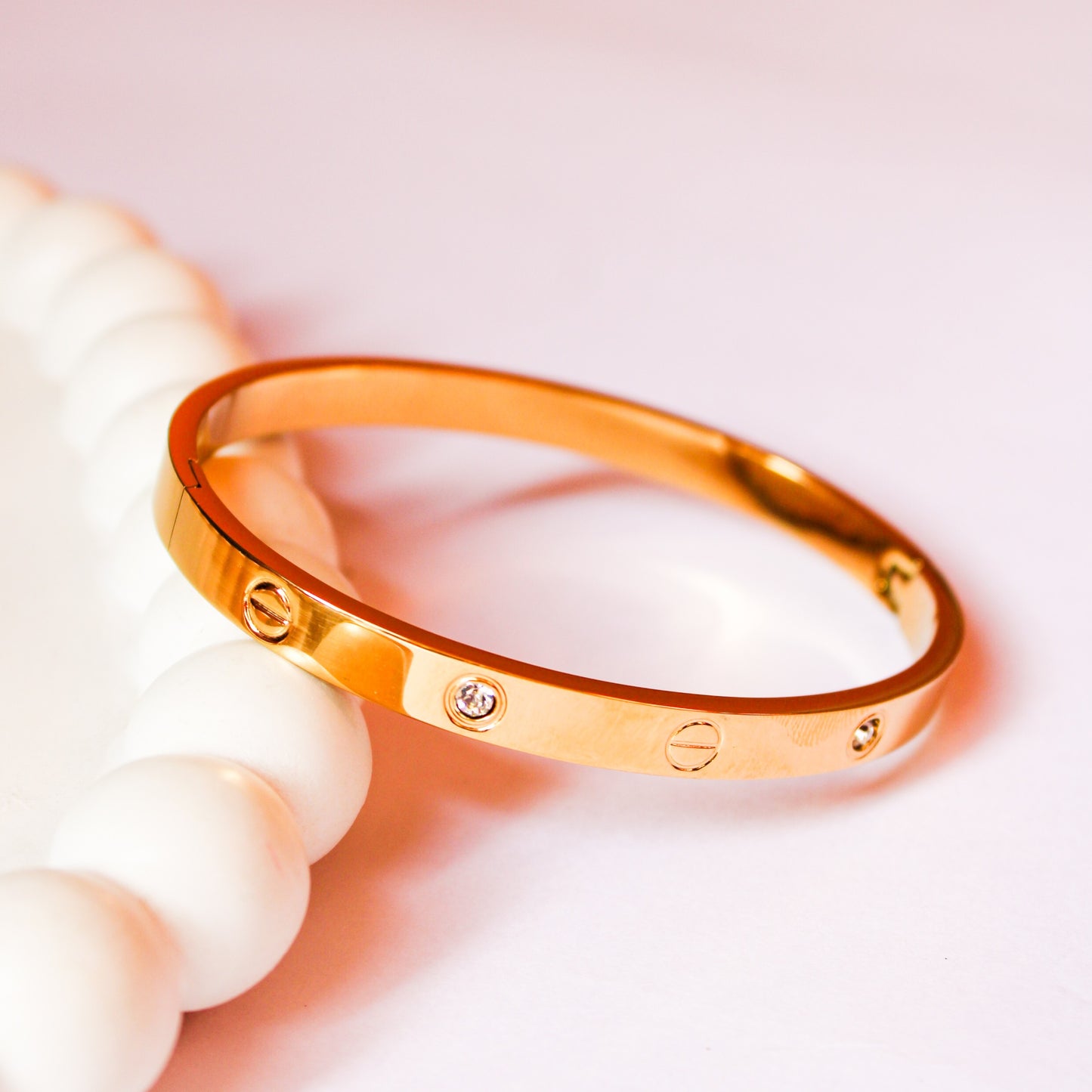 Amber Gold Bracelet