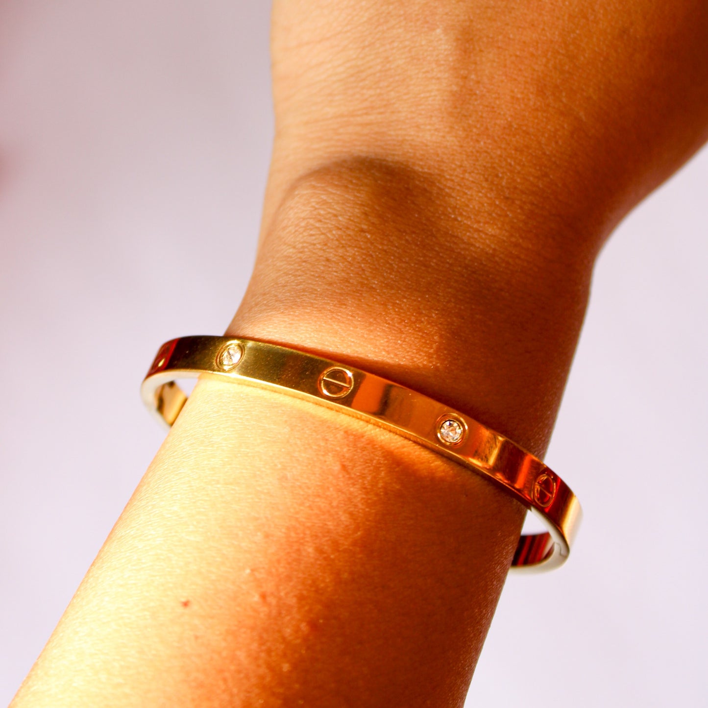 Amber Gold Bracelet