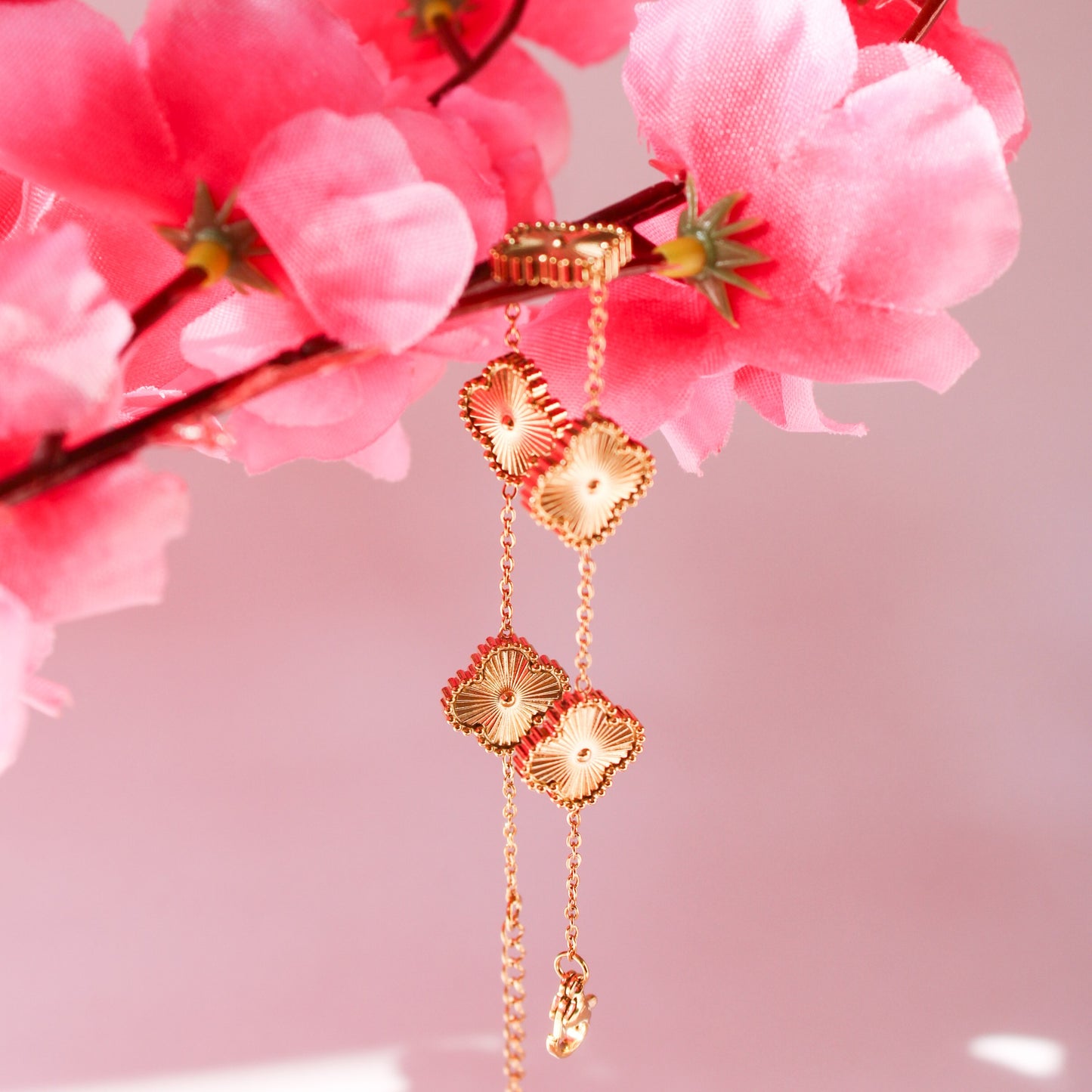 Lia Clover Bracelet - Gold