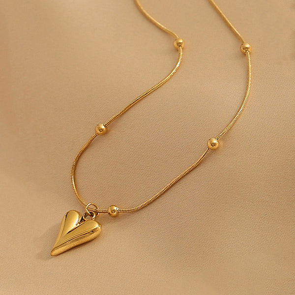Violet Heart Necklace