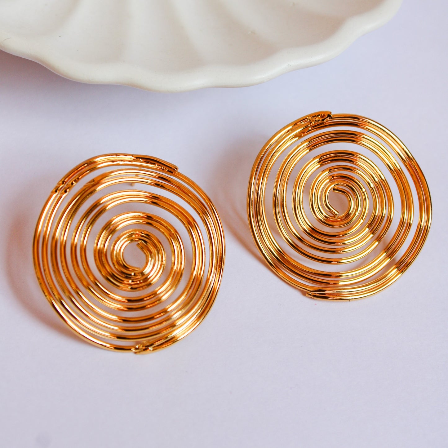 Quinn Spiral Earrings