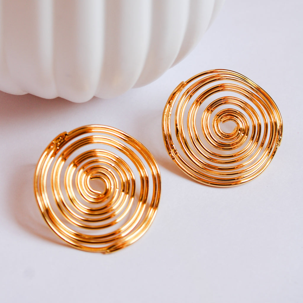 Quinn Spiral Earrings