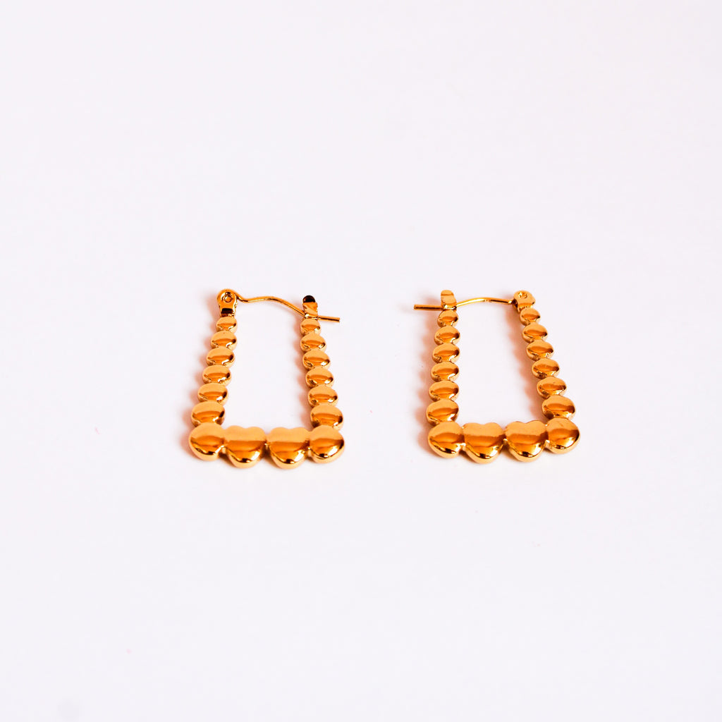 Eden Heart Hoops Earrings