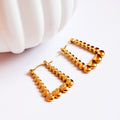 Eden Heart Hoops Earrings