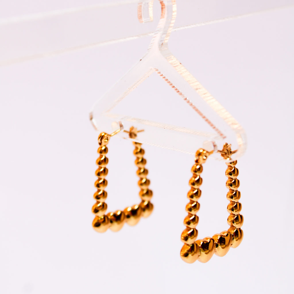Eden Heart Hoops Earrings