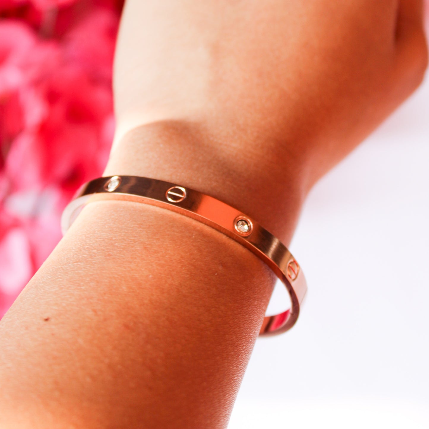 Amber Rose Gold Bracelet