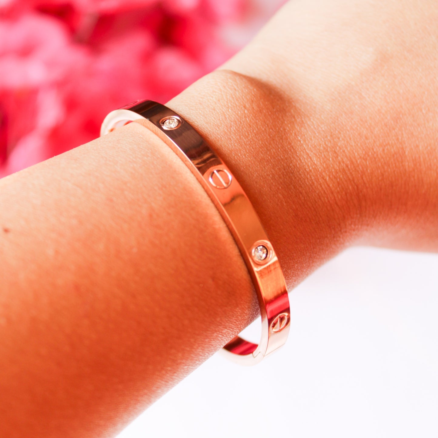 Amber Rose Gold Bracelet