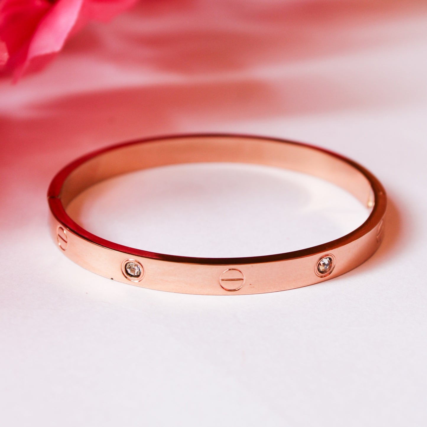 Amber Rose Gold Bracelet