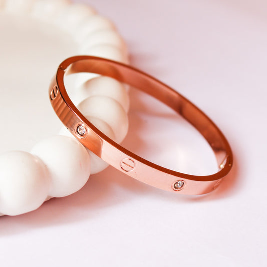 Amber Rose Gold Bracelet