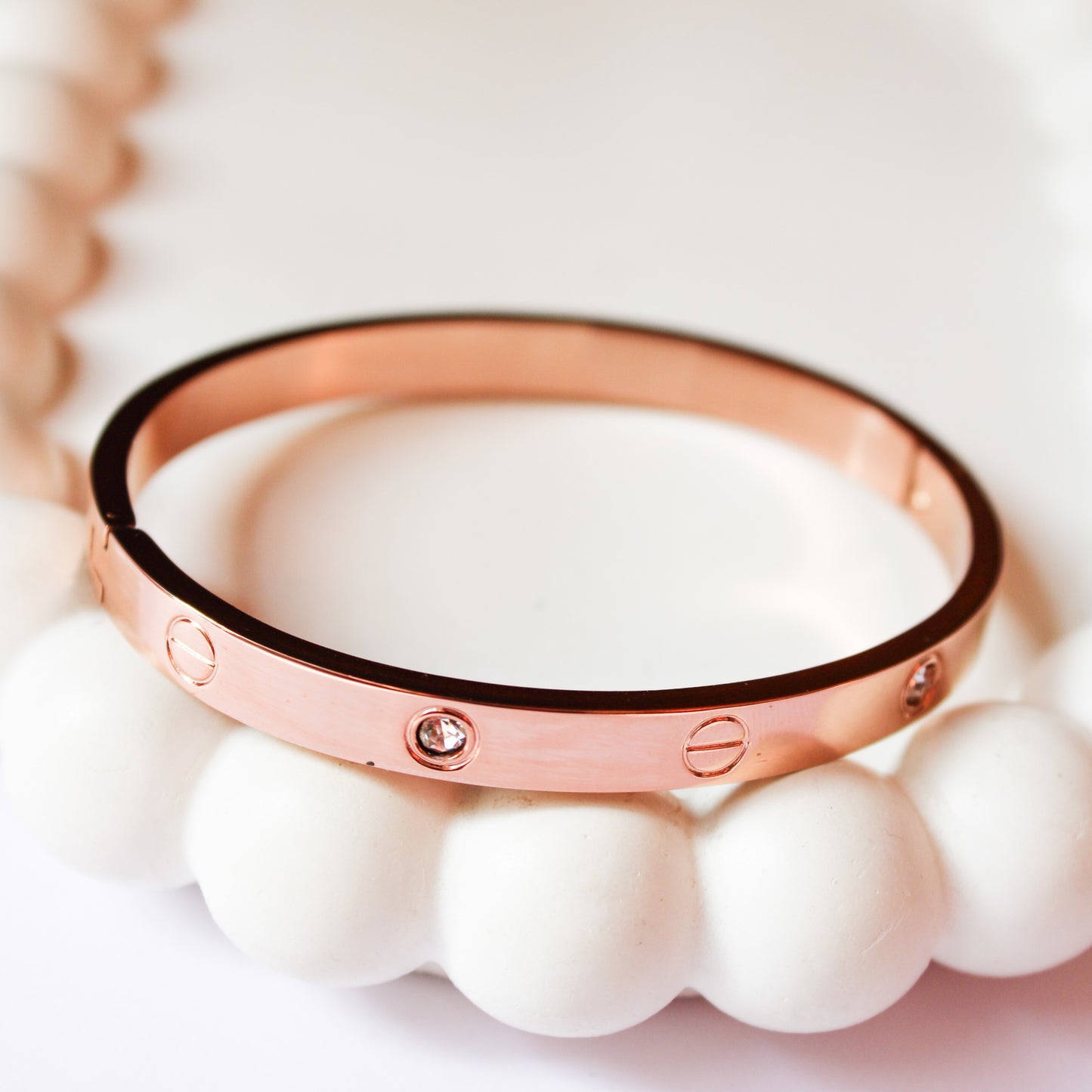 Amber Rose Gold Bracelet