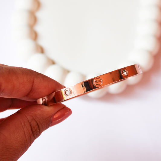 Amber Rose Gold Bracelet