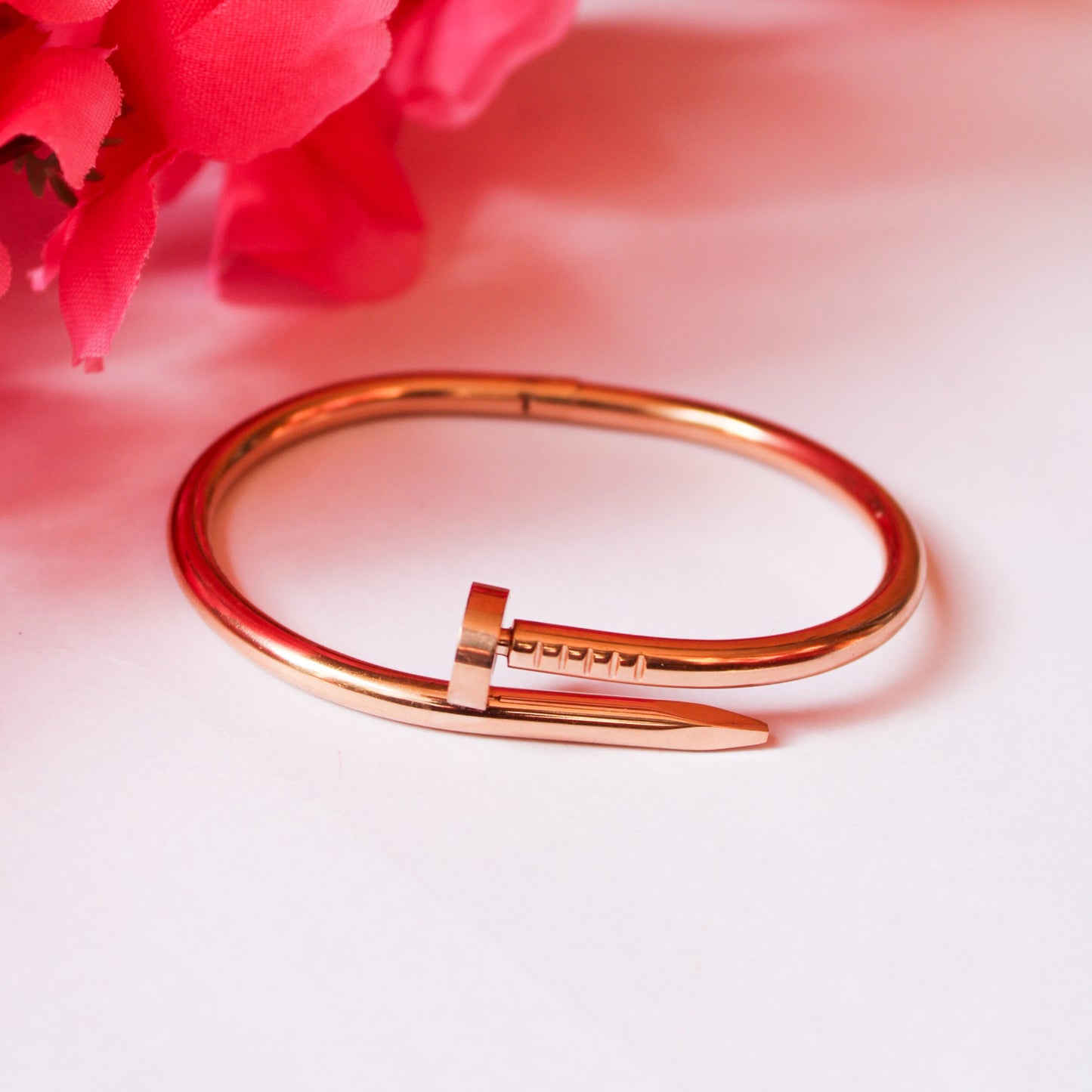 Cleo Nail Bracelet - Rose Gold