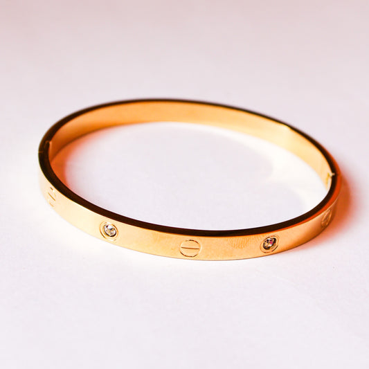 Amber Gold Bracelet