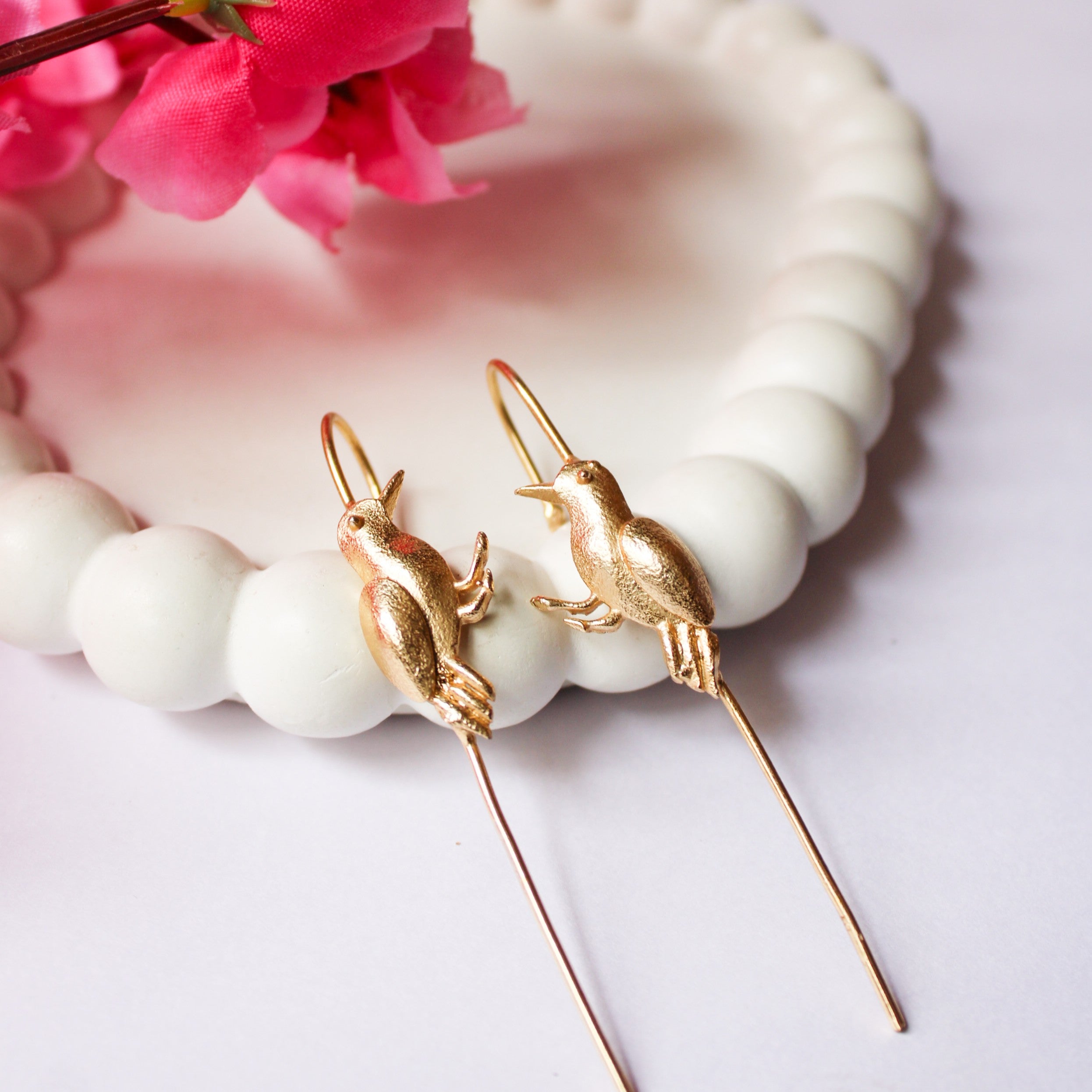 Melody Gold Bird Earcuffs