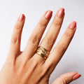 Willow Gold Zirconia Ring