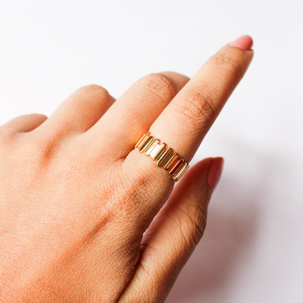 Sienna Gold Statement Ring