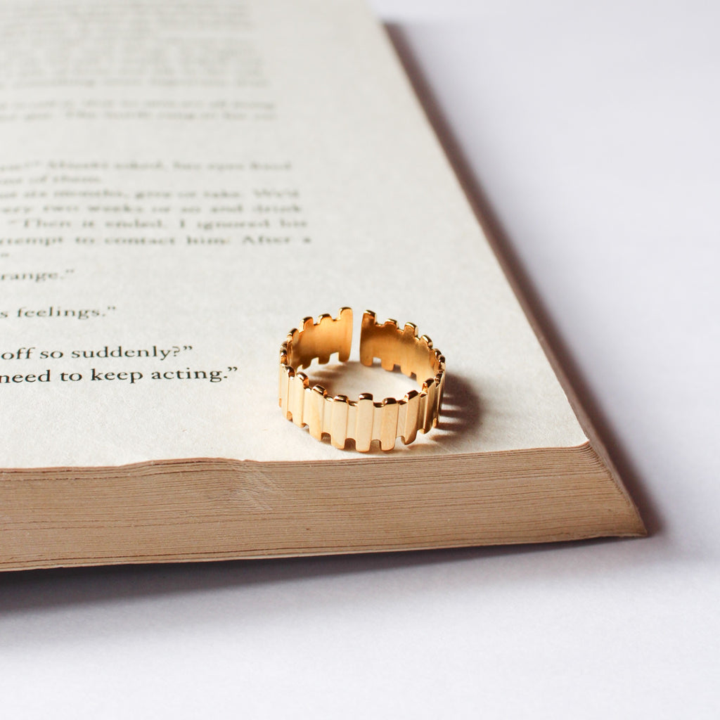 Sienna Gold Statement Ring