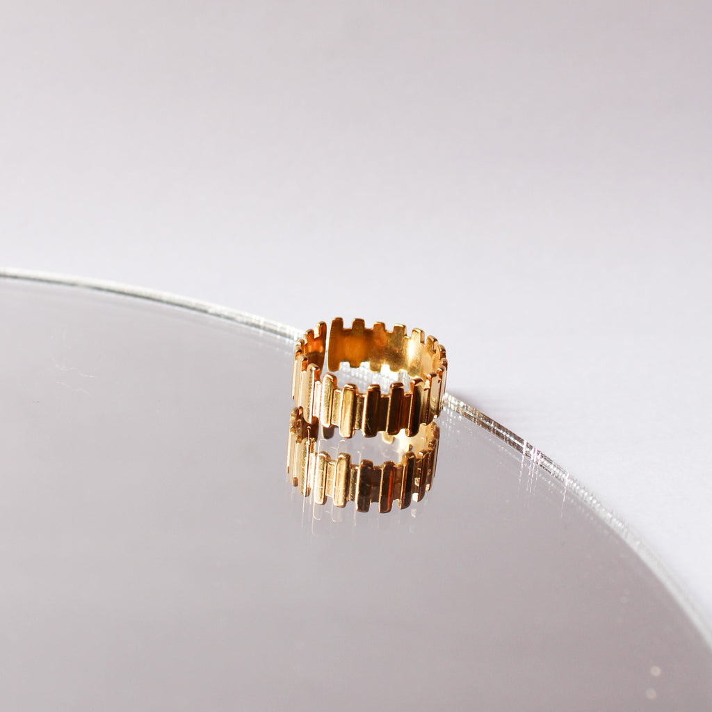Sienna Gold Statement Ring