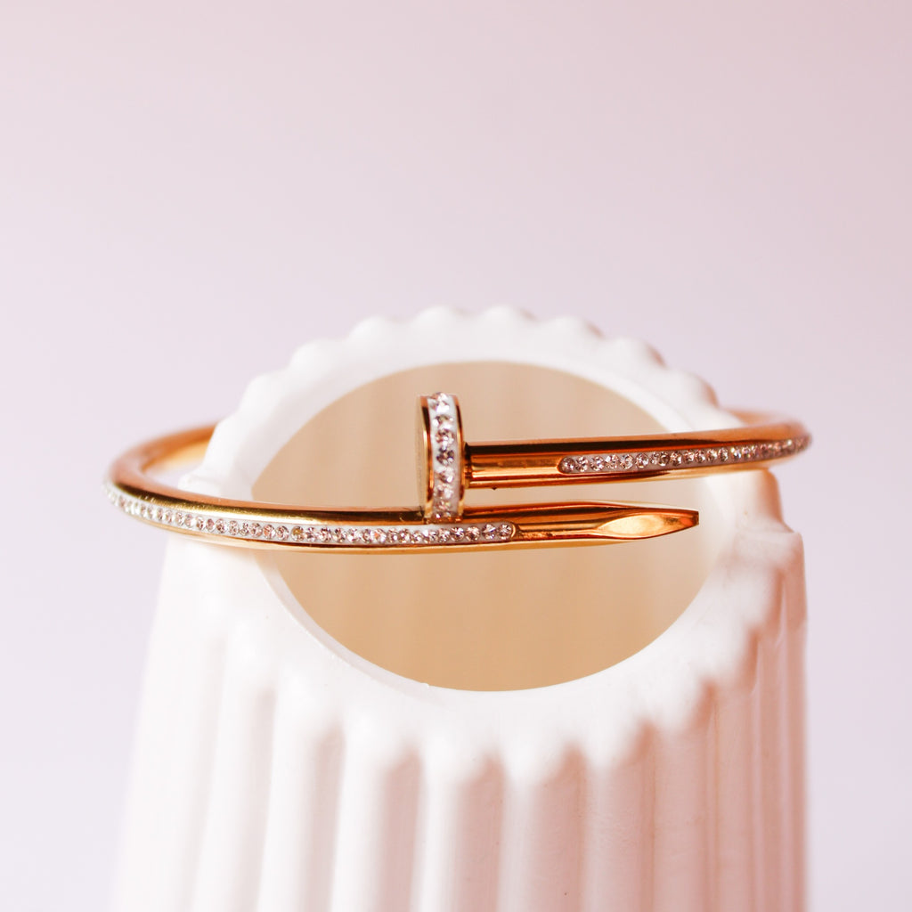Gia Gold Studded Bracelet
