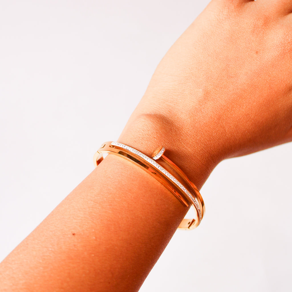 Esme Gold Studded Bracelet