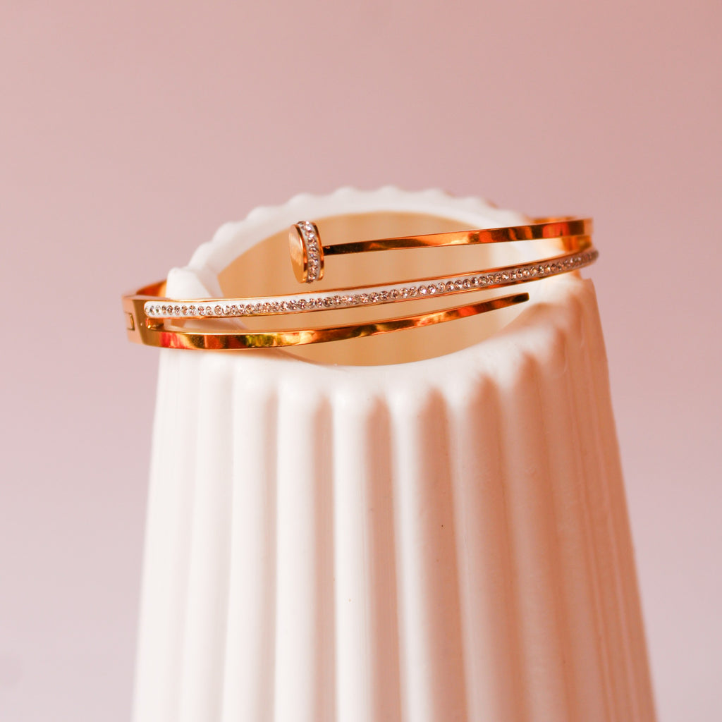 Esme Gold Studded Bracelet