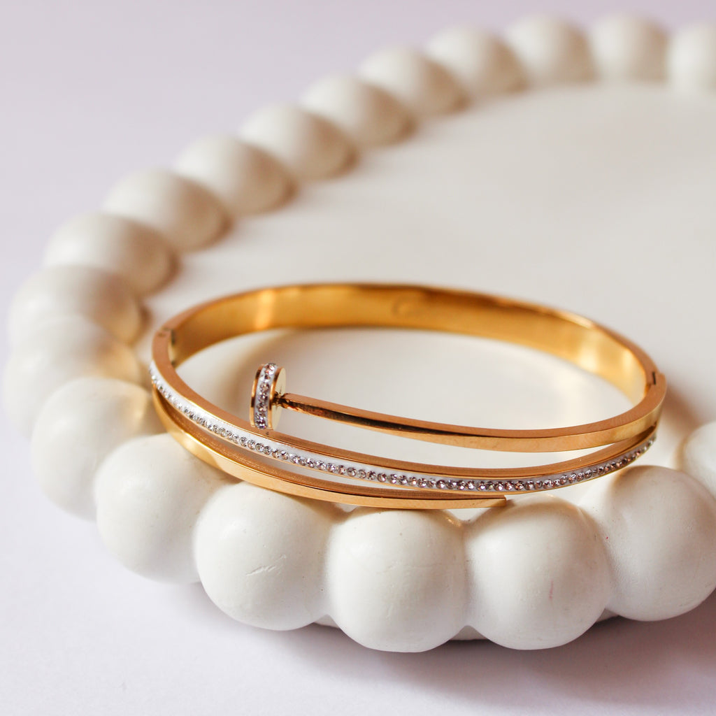 Esme Gold Studded Bracelet