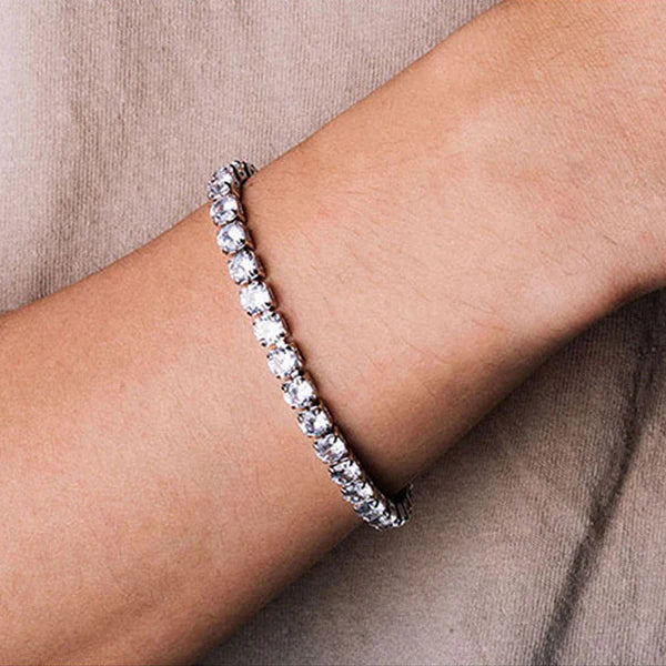 Iris Silver Cubic Zirconia Bracelet