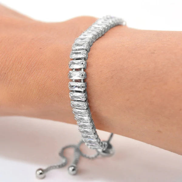 Aurora Silver Zirconia Bracelet